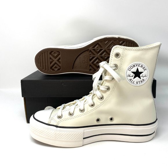 Converse Chuck Taylor AS High Leather Sneakers White Women's Size 6 569720C - Picture 16 of 16